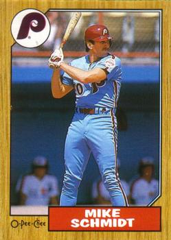 #396 Mike Schmidt - Philadelphia Phillies - 1987 O-Pee-Chee Baseball