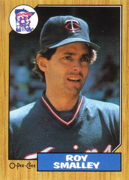 #47 Roy Smalley - Minnesota Twins - 1987 O-Pee-Chee Baseball