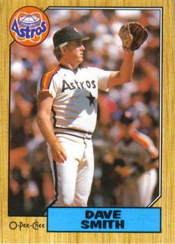 #50 Dave Smith - Houston Astros - 1987 O-Pee-Chee Baseball