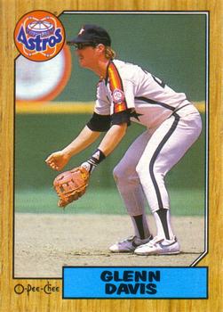 #56 Glenn Davis - Houston Astros - 1987 O-Pee-Chee Baseball