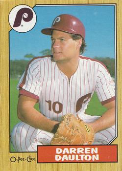 #57 Darren Daulton - Philadelphia Phillies - 1987 O-Pee-Chee Baseball