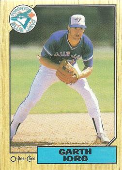 #59 Garth Iorg - Toronto Blue Jays - 1987 O-Pee-Chee Baseball