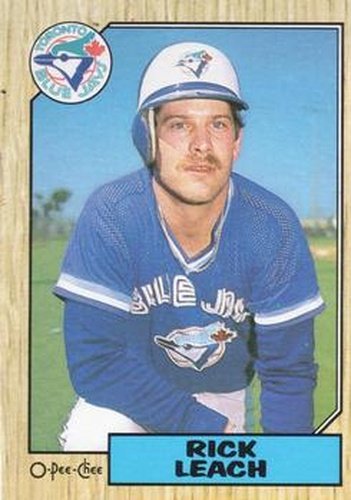 #5 Rick Leach - Toronto Blue Jays - 1987 O-Pee-Chee Baseball