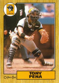 #60 Tony Pena - Pittsburgh Pirates - 1987 O-Pee-Chee Baseball