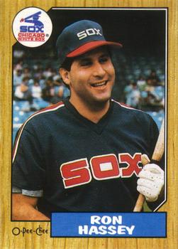 #61 Ron Hassey - Chicago White Sox - 1987 O-Pee-Chee Baseball