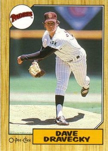 #62 Dave Dravecky - San Diego Padres - 1987 O-Pee-Chee Baseball