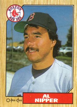 #64 Al Nipper - Boston Red Sox - 1987 O-Pee-Chee Baseball