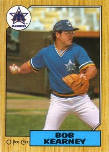 #73 Bob Kearney - Seattle Mariners - 1987 O-Pee-Chee Baseball