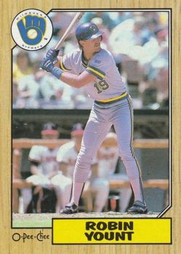 #76 Robin Yount - Milwaukee Brewers - 1987 O-Pee-Chee Baseball