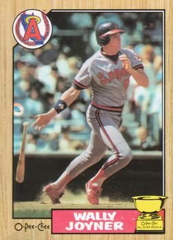 #80 Wally Joyner - California Angels - 1987 O-Pee-Chee Baseball