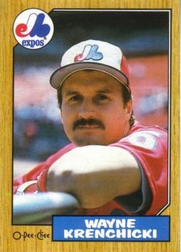 #81 Wayne Krenchicki - Montreal Expos - 1987 O-Pee-Chee Baseball