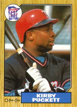 #82 Kirby Puckett - Minnesota Twins - 1987 O-Pee-Chee Baseball