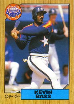 #85 Kevin Bass - Houston Astros - 1987 O-Pee-Chee Baseball