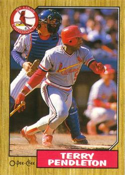 #8 Terry Pendleton - St. Louis Cardinals - 1987 O-Pee-Chee Baseball