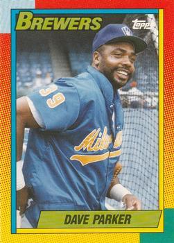 #86T Dave Parker - Milwaukee Brewers - 1990 Topps Traded Baseball