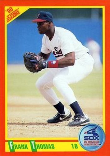 #86T Frank Thomas - Chicago White Sox - 1990 Score Rookie & Traded Baseball