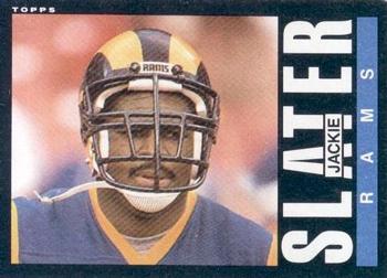 #86 Jackie Slater - Los Angeles Rams - 1985 Topps Football
