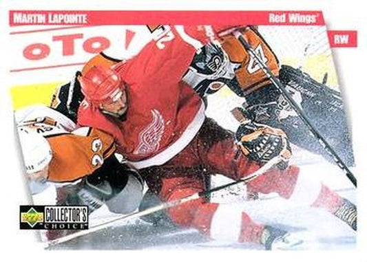 #86 Martin Lapointe - Detroit Red Wings - 1997-98 Collector's Choice Hockey