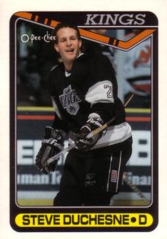 #86 Steve Duchesne - Los Angeles Kings - 1990-91 O-Pee-Chee Hockey