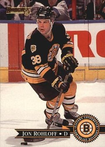 #86 Jon Rohloff - Boston Bruins - 1995-96 Donruss Hockey
