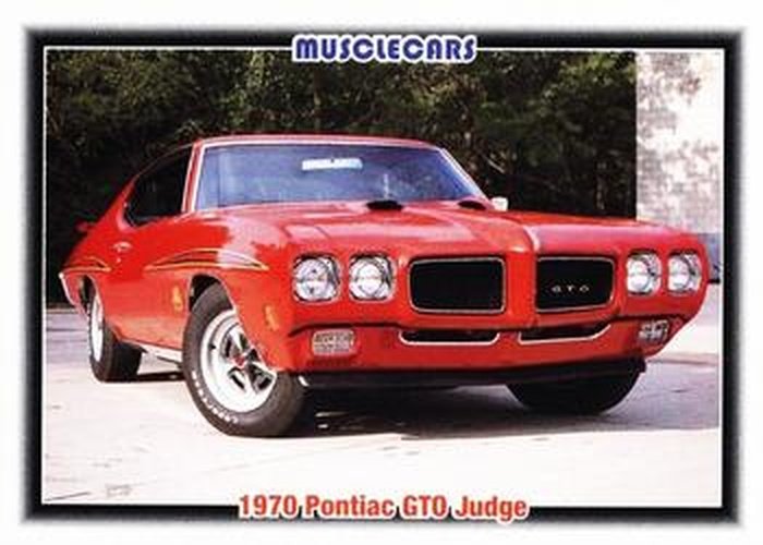 #86 1970 Pontiac GTO Judge - 1992 Collect-A-Card Muscle Cars