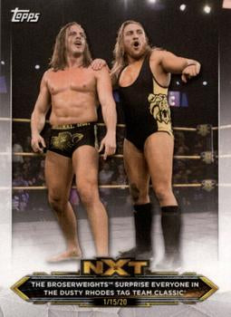 #86 The BroserWeights - 2020 Topps WWE NXT Wrestling
