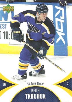 #86 Keith Tkachuk - St. Louis Blues - 2006-07 Upper Deck Mini Jersey Hockey