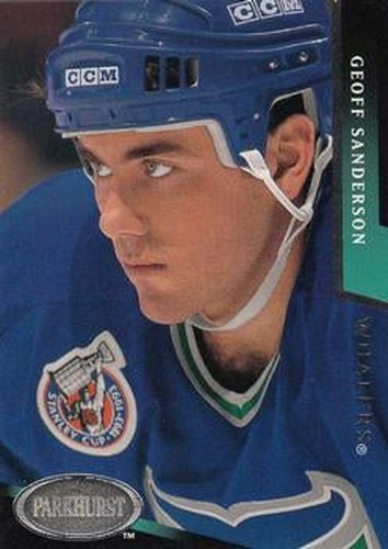 #86 Geoff Sanderson - Hartford Whalers - 1993-94 Parkhurst Hockey
