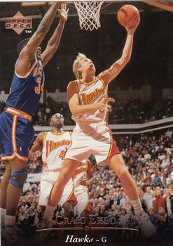 #86 Craig Ehlo - Atlanta Hawks - 1995-96 Upper Deck Basketball