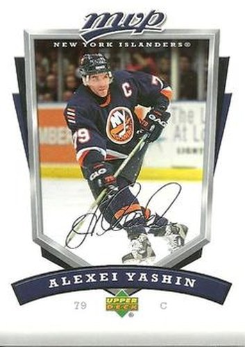 #186 Alexei Yashin - New York Islanders - 2006-07 Upper Deck MVP Hockey