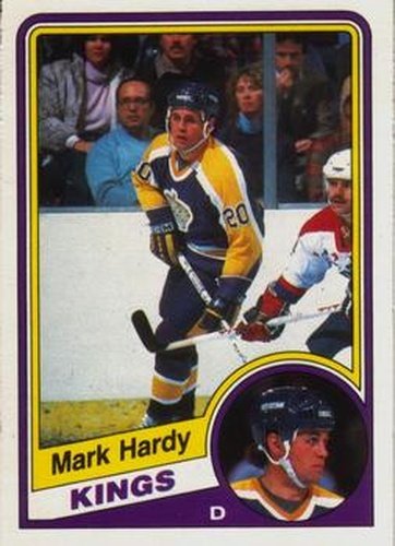 #86 Mark Hardy - Los Angeles Kings - 1984-85 O-Pee-Chee Hockey