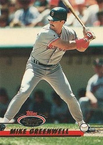 #86 Mike Greenwell - Boston Red Sox - 1993 Stadium Club Baseball