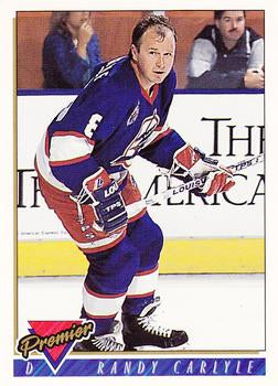 #86 Randy Carlyle - Winnipeg Jets - 1993-94 Topps Premier Hockey