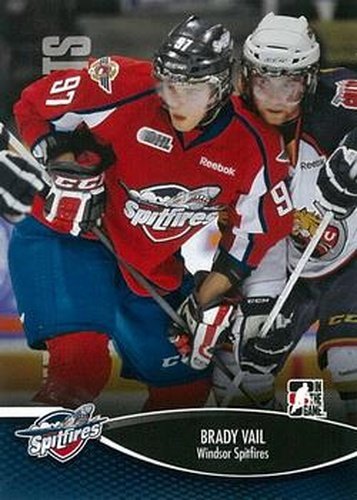 #86 Brady Vail - Windsor Spitfires - 2012-13 In The Game Heroes and Prospects Hockey