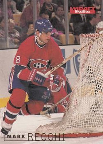#86 Mark Recchi - Montreal Canadiens - 1995-96 SkyBox Impact Hockey