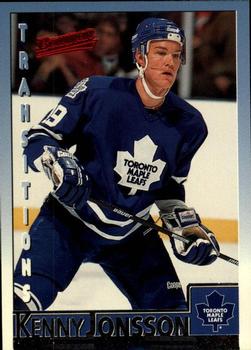 #86 Kenny Jonsson - Toronto Maple Leafs - 1995-96 Bowman Hockey