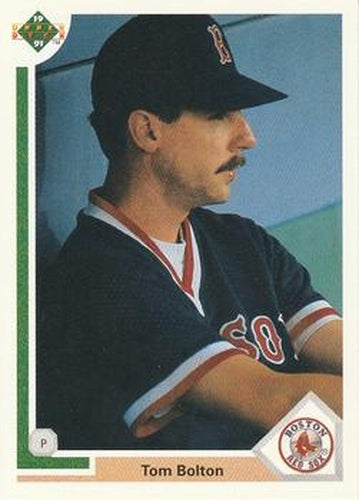 #86 Tom Bolton - Boston Red Sox - 1991 Upper Deck Baseball