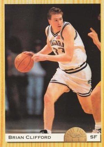 #86 Brian Clifford - Niagara Purple Eagles - 1993 Classic Draft Picks Basketball