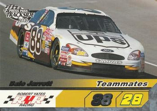 #86 Dale Jarrett - Robert Yates Racing - 2002 Press Pass Trackside Racing