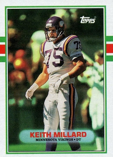 #86 Keith Millard - Minnesota Vikings - 1989 Topps Football