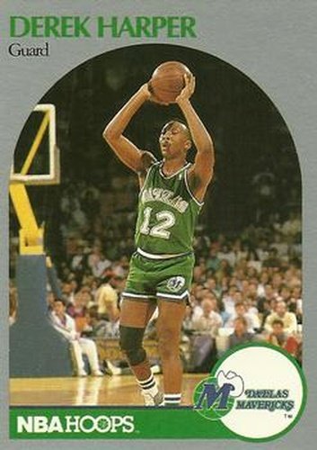 #86 Derek Harper - Dallas Mavericks - 1990-91 Hoops Basketball