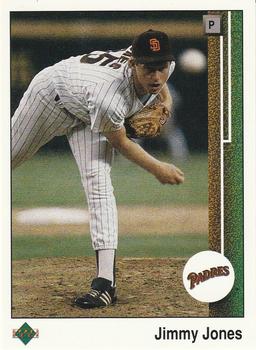 #286 Jimmy Jones - San Diego Padres - 1989 Upper Deck Baseball