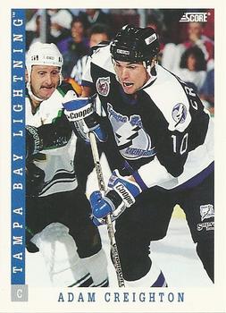 #86 Adam Creighton - Tampa Bay Lightning - 1993-94 Score Canadian Hockey