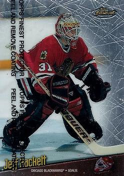 #86 Jeff Hackett - Chicago Blackhawks - 1998-99 Finest Hockey