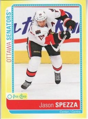#S-SP Jason Spezza - Ottawa Senators - 2013-14 O-Pee-Chee Hockey - Stickers