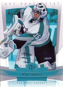 #86 Vesa Toskala - San Jose Sharks - 2006-07 Fleer Hot Prospects Hockey