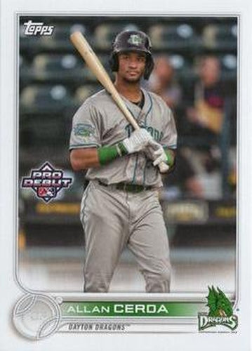 #PD-86 Allan Cerda - Dayton Dragons - 2022 Topps Pro Debut Baseball