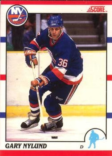 #86 Gary Nylund - New York Islanders - 1990-91 Score Canadian Hockey