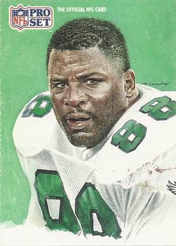 #386 Keith Jackson - Philadelphia Eagles - 1991 Pro Set Football