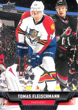 #86 Tomas Fleischmann - Florida Panthers - 2013-14 Upper Deck Hockey